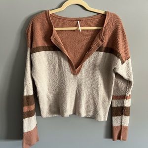 Free People Cropped Sweater